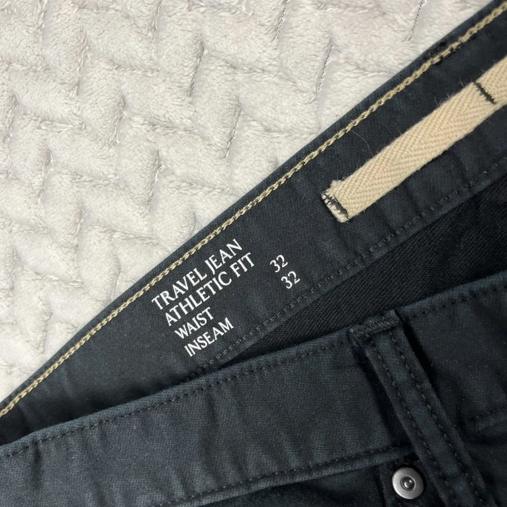 Banana Republic Traveler Slim Fit‎ Stretch Jeans Mens 32x32 Black Chino Casual